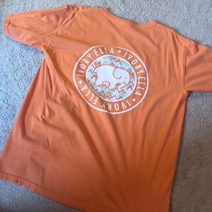 Ivory Ella orange chevron t ❤️